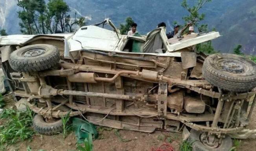बाजुराको हिमाली गाउँपालिकामा जिप दुर्घटना, ९ जना घाइते