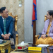 स्वास्थ्यमन्त्री मेहतासँग कोरियाली राजदूतको शिष्टाचार भेट