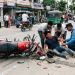 कैलालीमा अनटेस्ट मोटरसाइकल दुर्घटना हुँदा चालक घाइते