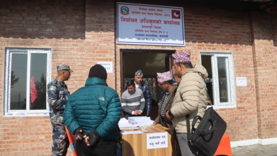 काठमाडौँका १० वटै निर्वाचन क्षेत्रमा धमाधम मनोनयन दर्ता