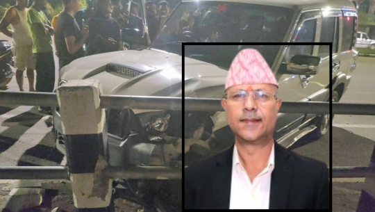 मापसे गरेर सरकारी गाडी चलाउँदा गोदावरीका मेयर भट्टलाई जरिवाना