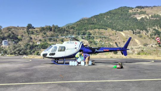 खप्तड र बडीमालिका घुम्न हेलि टुर