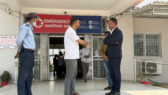 कञ्चनपुर–२ बाट नवनिर्वाचित रास्वपा नेता बोहराद्वारा महाकाली अस्पतालको निरीक्षण