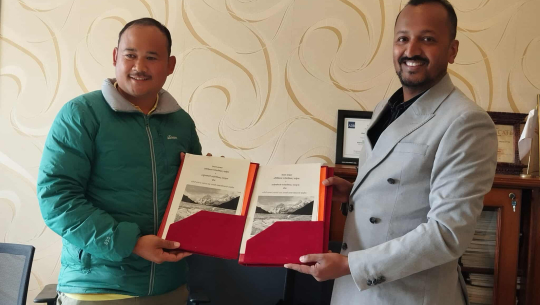 हाइअल्टिच्यूड क्रिकेटको प्रवर्द्धन गर्न अपिहिमाल र अर्जुनचौपारीबीच भगिनी सम्बन्ध स्थापना