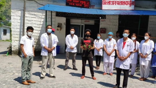 Darchula's first Coronavirus patient returns home after recovering