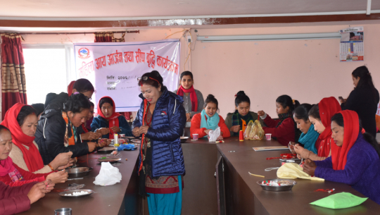 Local levels empowering women with skill training in Dadeldhura