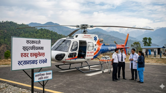 सरकारले सुदूरपश्चिममा एयर एम्बुलेन्स स्ट्यान्डबाइ राख्ने 