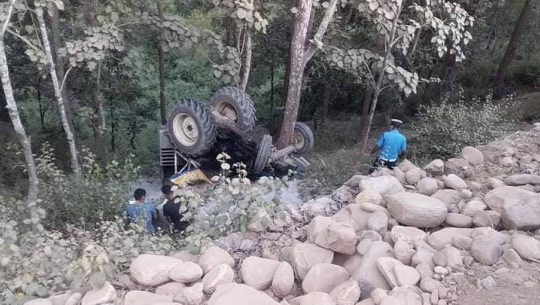 अछाममा ट्याक्टर दुर्घटनामा एकको मृत्यु