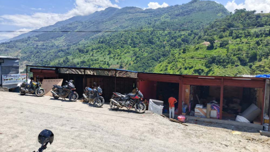 ध्वस्त भएको बाजुराको बाम्का बजारको पुनर्निर्माण