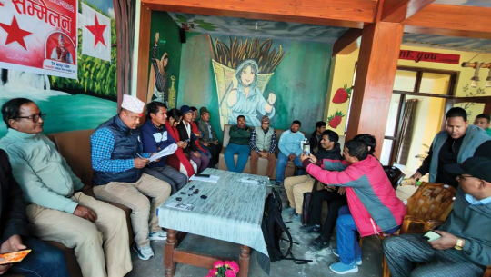  कैलाली-२ मा नेकपाबाट उम्मेदवार नन्दबहादुर साउदद्वारा चुनावी प्रतिबद्धतापत्र सार्वजनिक  