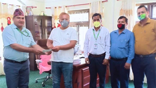 सुदूरपश्चिममा कोरोना रोकथामका लागि कृषि विकास बैंकद्वारा ५ लाख सहयोग
