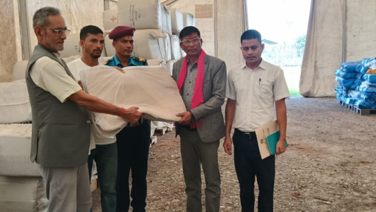 Sudurpaschim Government Distributes Relief Materials to Flood Victims in Darchula