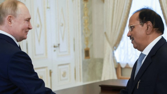 अमेरिकी कर विवादबीच पुटिन र भारतीय सुरक्षा प्रमुखबीच भेटवार्ता 