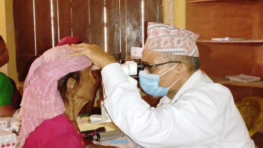 Geta Eye Hospital conducts free eye camp in Belauri, treats over 700 patients