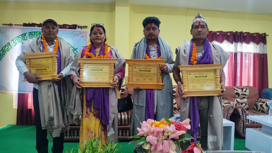 चार कृषकलाई ‘भीमदत्त उत्कृष्ट कृषक पुरस्कार’