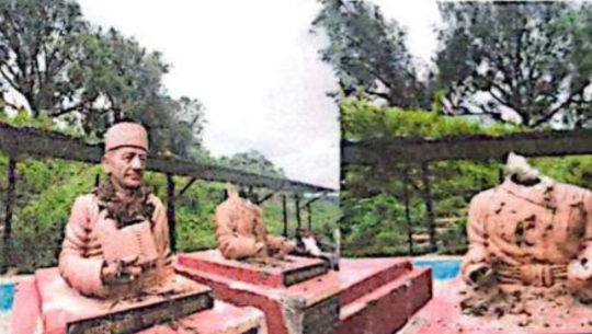 भानुभक्तको सालिक तोडफोडको आरोपमा कुँवर पक्राउ