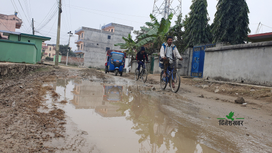 धनगढीवासीले सुख पाउने कहिले, सडक हिलाम्य जहिले(फोटोसहित)