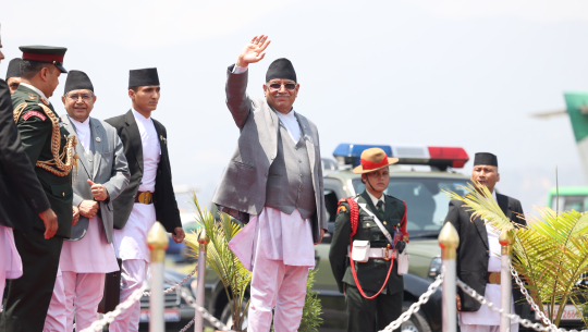प्रधानमन्त्री दाहाल भारत प्रस्थान