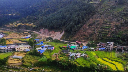 सालझण्डी–ढोरपाटन खण्डः १४ वर्षमा ३० प्रतिशत काम