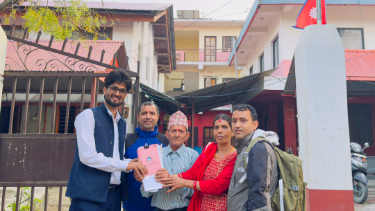 यातायात कार्यालय स्थापनाका लागि पाँच रोपनी जग्गा दान