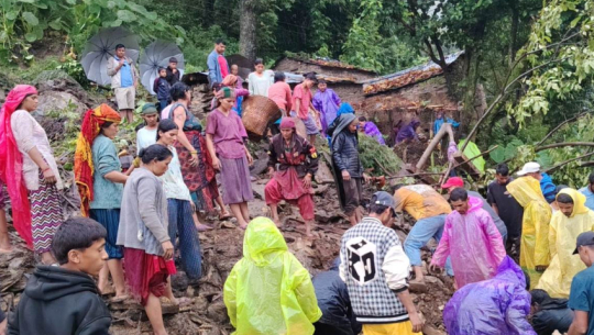ताम्सुका ५८ परिवार पहिरोको जोखिममा