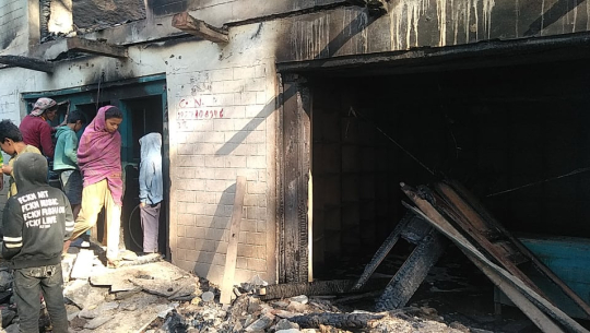 बझाङमा आगलागी हुँदा दश लाख बराबरको क्षती