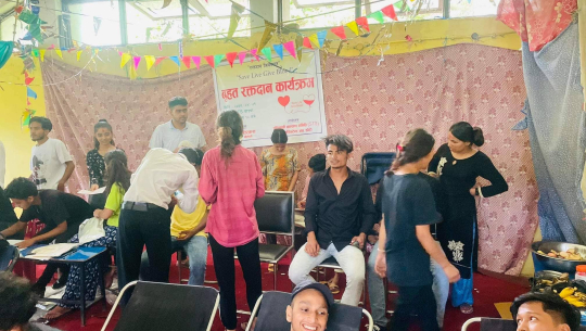 दीपायलमा रक्तदान कार्यक्रम सम्पन्न 
