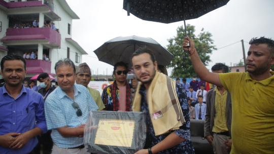 कलाकारलाई एसपीएको सम्मान 