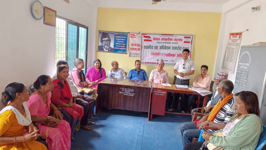 जानकी गाउँपालिका साँस्कृतिक महासंघअधिबेशन सम्पन्न– अध्यक्षमा खनाल 