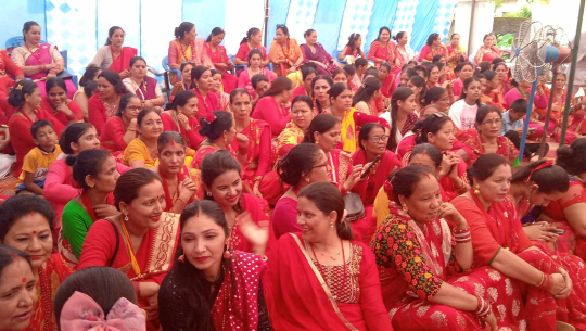 पतञ्जलि योग समिति कैलालीले मनायो तिज महोत्सव 