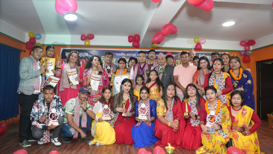 कल्पना स्मृती फउण्डेशनको बिशाल राष्ट्रिय तिज म्यूजिक अवार्ड कार्यक्रम२०८० सम्पन्न