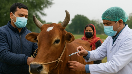 कञ्चनपुरमा घरपालुवा जनावरका लागि खोप अभियान सञ्चालन गरिँदै