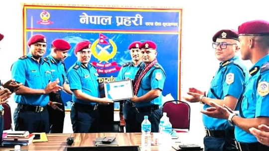 Chand becomes the best policeman of the month in Kailali