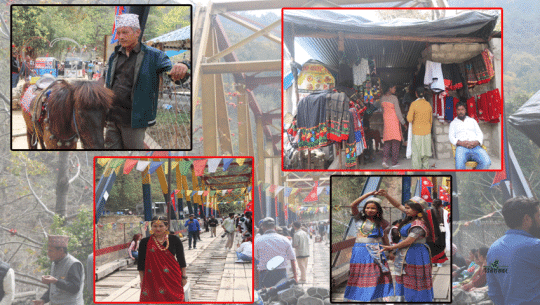 गोदावरीको जीर्ण काठे पुलको कमालः ६० जनाले पाए कमाउने अवसर