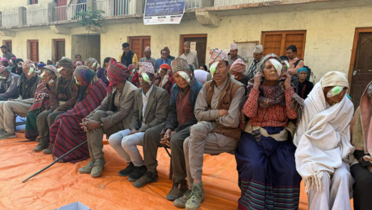 Elderly in remote Bajura villages rejoice as eyesight is restored