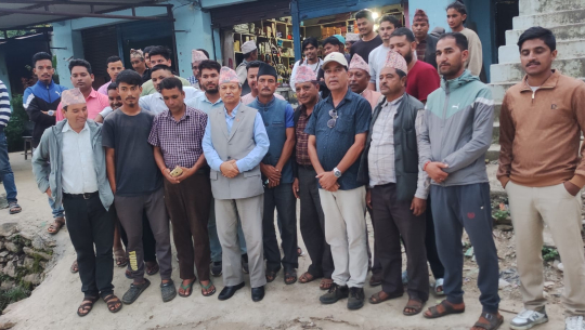 अछाममा भीम रावलको जुलुसमा सहभागी एमालेका ६ नेता कारबाहीमा