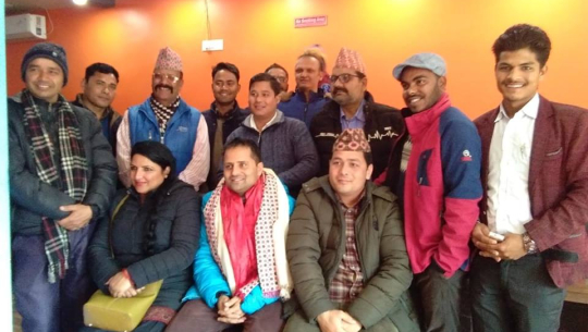 राष्ट्रिय लोक तथा दोहोरी गीत प्रतिष्ठानका निबर्तमान केन्द्रीय अध्यक्षलाई धनगढीमा स्वागत