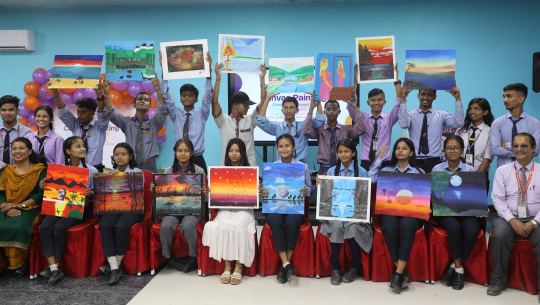 एसपीए क्यानभास पेन्टिङमा एक्सिसका अतित प्रथम 