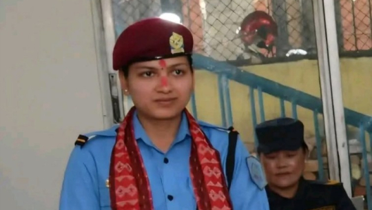 एक्लै अपराधी नियन्त्रण गर्ने महिला प्रहरी शाहाना बोहरा पुरस्कृत