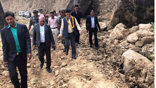 कार्तिकमा फास्ट ट्रयाकको अनुगमन गर्दै मुख्यमन्त्री सहितका मन्त्रीहरु