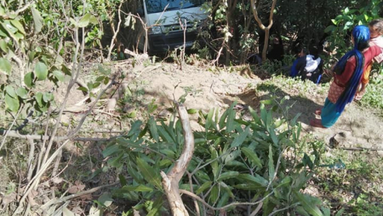 Car meets with an accident in Dadeldura due to over-loading