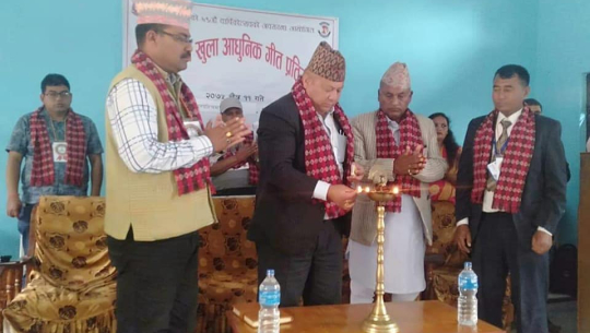 रेडियो नेपाल सुदूरपश्चिमको आधुनिक गीत प्रतियोगितामा अर्जुन बसन्त प्रथम