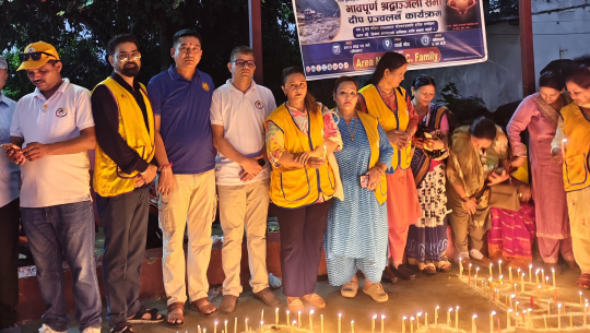 धनगढीमा श्रद्धाञ्जली सभा तथा दीप प्रज्वलन 