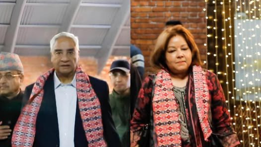 सिंगापुरबाट फर्किए शेरबहादुर देउवा