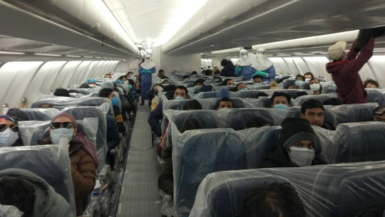 बुहानबाट जहाज काठमाडौंका लागि उड्यो, १७५ फर्कँदै