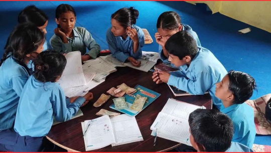 जनज्योति आधारभूत विद्यालयका विद्यार्थीको अनुकरणीय सहयोग