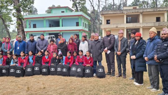Dhangadhi sub-metropolitan city begins distribution of Juthe Damai scholarships