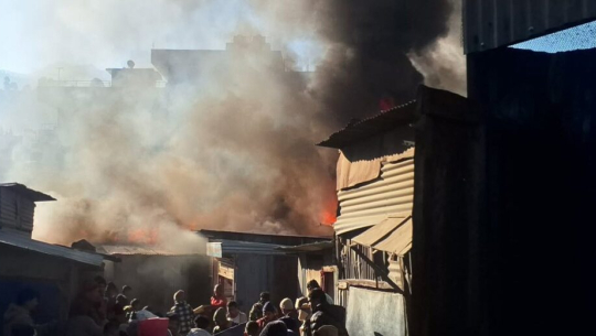 बझाङको चैनपुरमा आगलागी