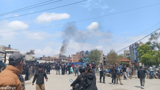 एमाले कार्यालय च्यासलमा पत्रकारमाथि दुर्व्यवहार र हातपात