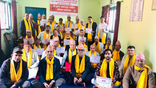 धनगढीमा प्रारम्भिक ज्योतिष कक्षा प्रशिक्षण सम्पन्न, ३४ जना सहभागी